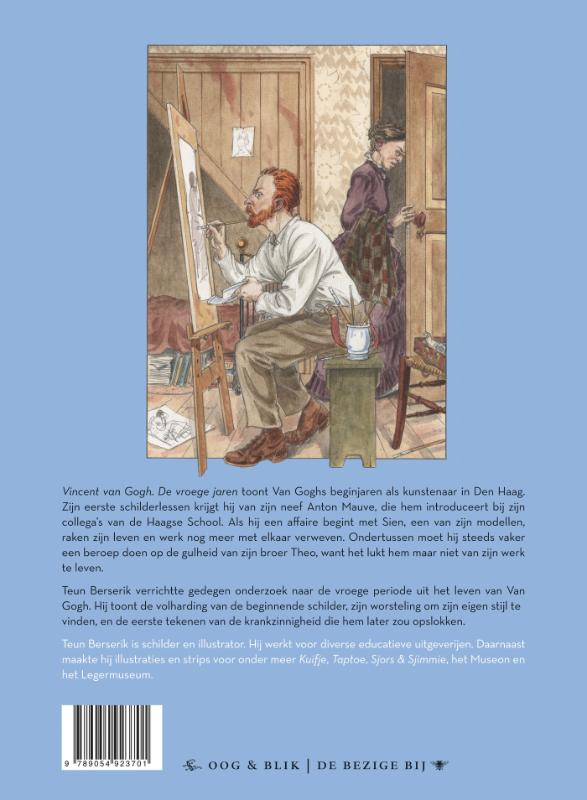 Achterkant van Vincent van Gogh
