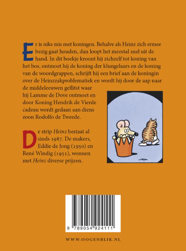 Achterkant van Niks mis met de koning