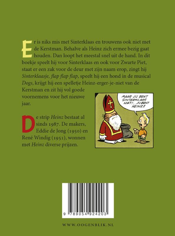 Achterkant van Niks mis met de Sint
