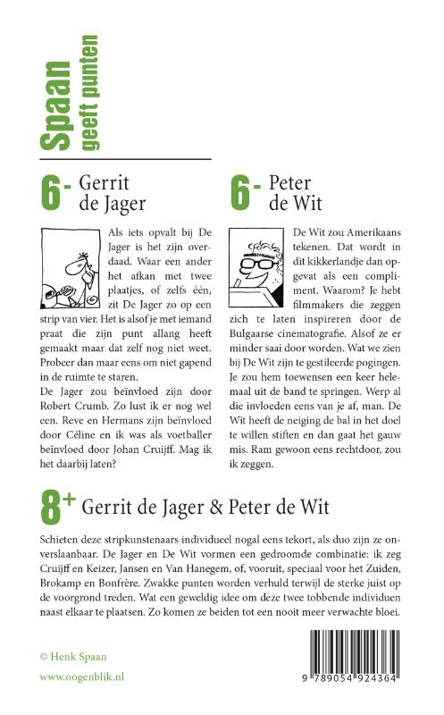 Achterkant van De grap is rond