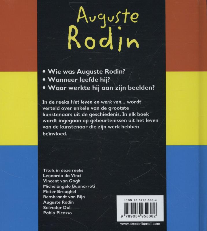 Achterkant van Auguste Rodin