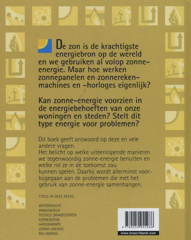Achterkant van Zonne-energie