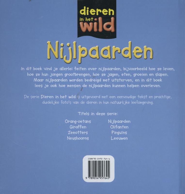 Achterkant van Nijlpaarden