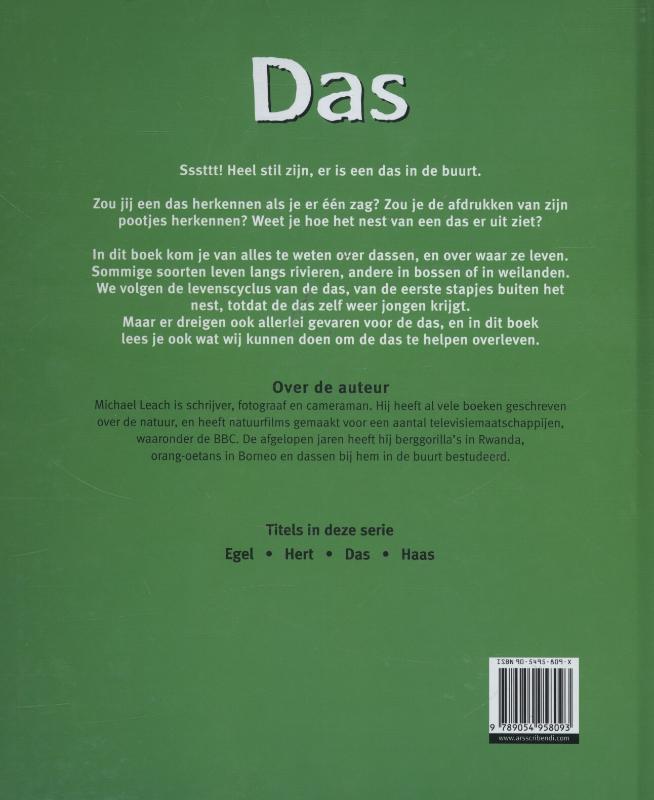 Achterkant van Das