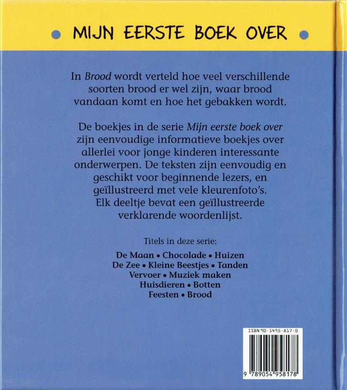 Achterkant van Mijn eerste boek over brood