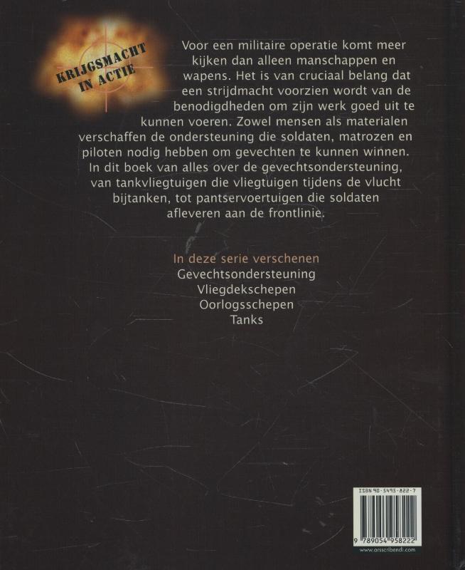 Achterkant van Gevechtsondersteuning
