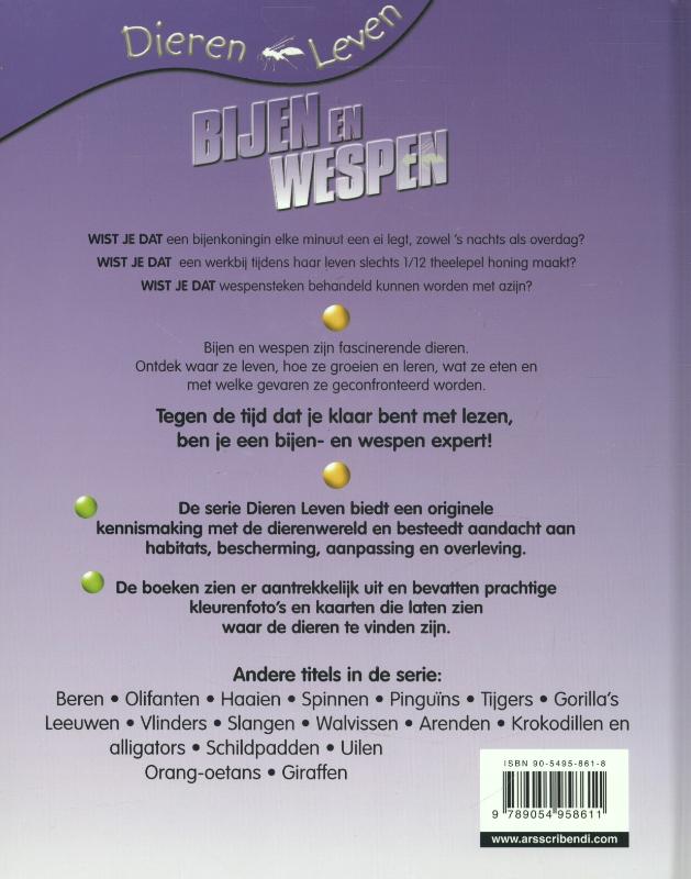 Achterkant van Bijen en wespen