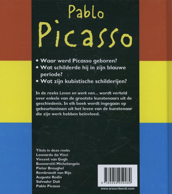 Achterkant van Pablo Picasso