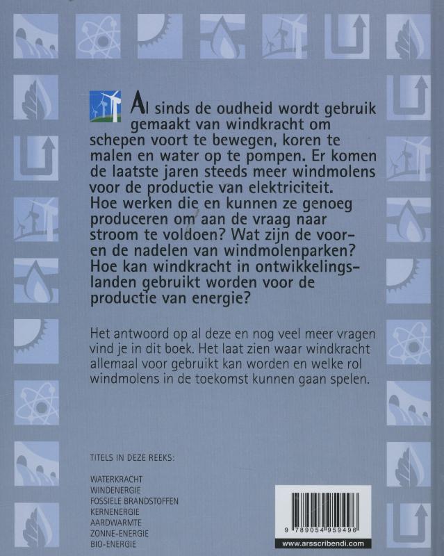 Achterkant van Windenergie