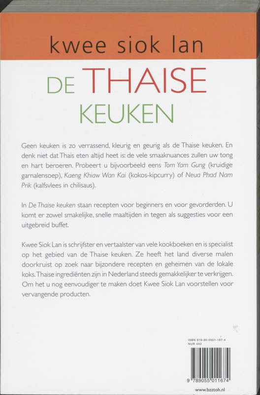 Achterkant van De Thaise keuken