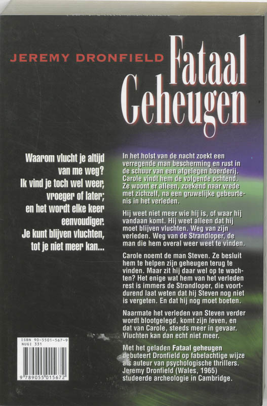 Achterkant van Fataal geheugen