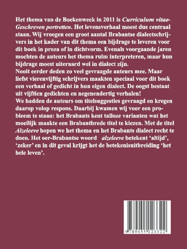 Achterkant van Alzeleeve