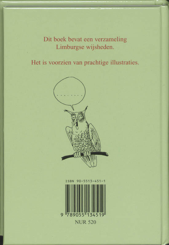 Achterkant van Limburgse wijsheden