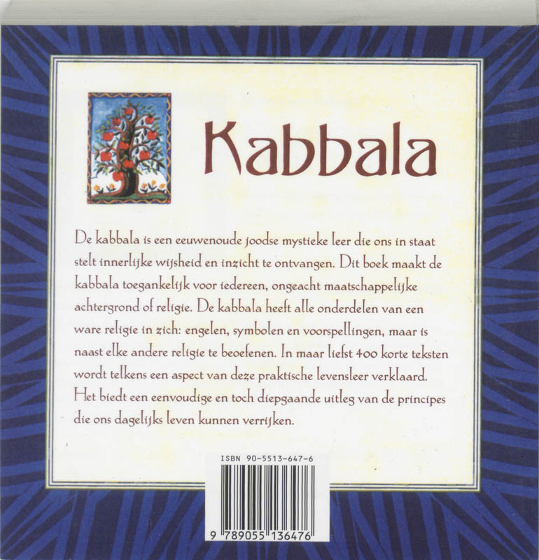 Achterkant van Kabbala