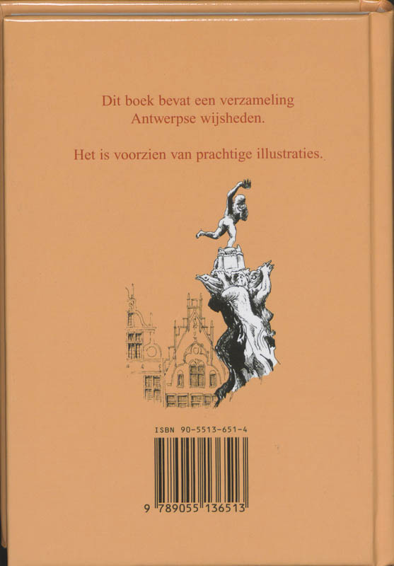 Achterkant van Antwerpse wijsheden