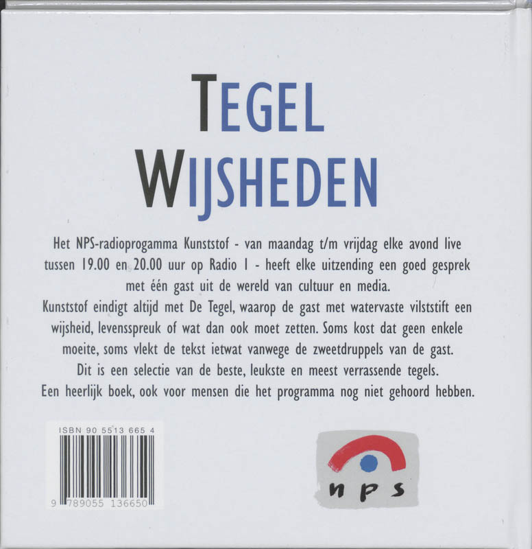 Achterkant van Tegelwijsheden