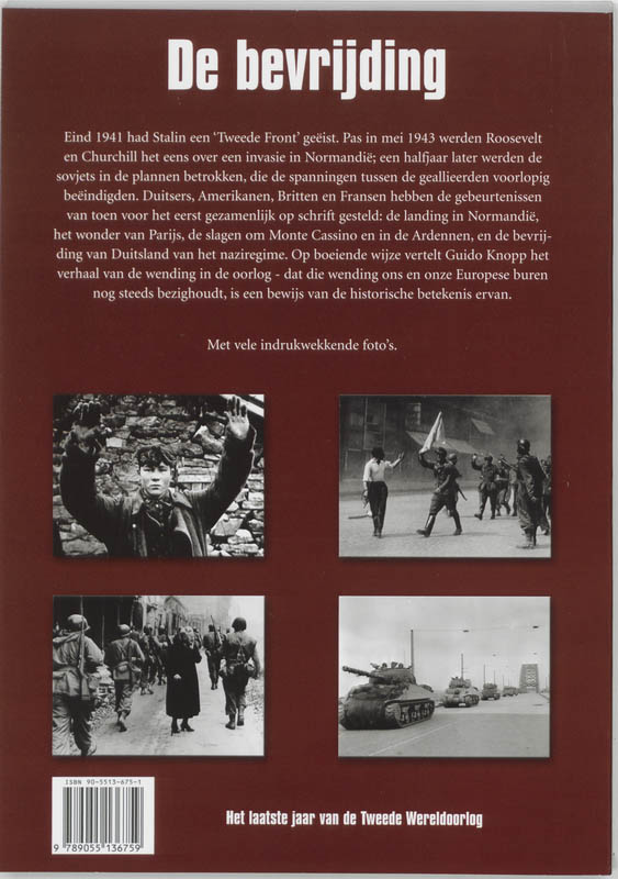 Achterkant van De bevrijding