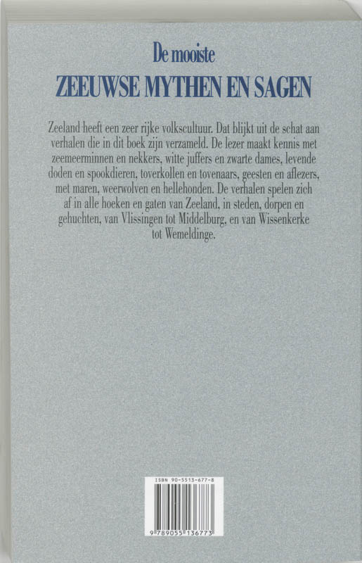 Achterkant van De mooiste Zeeuwse mythen en sagen