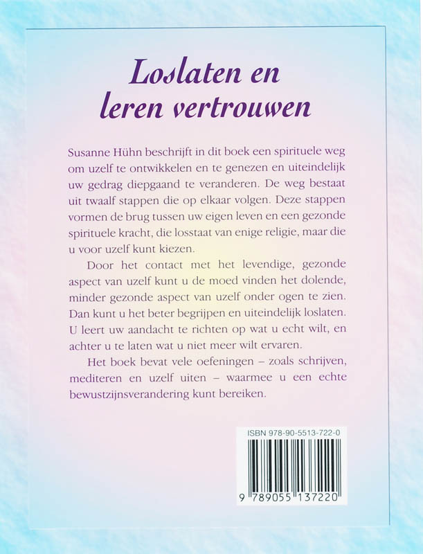 Achterkant van Loslaten en leren vertrouwen