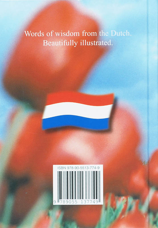 Achterkant van Engelse editie
