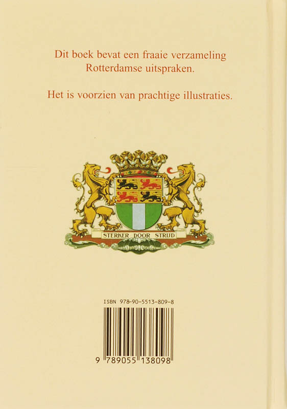 Achterkant van De mooiste Rotterdamse uitspraken