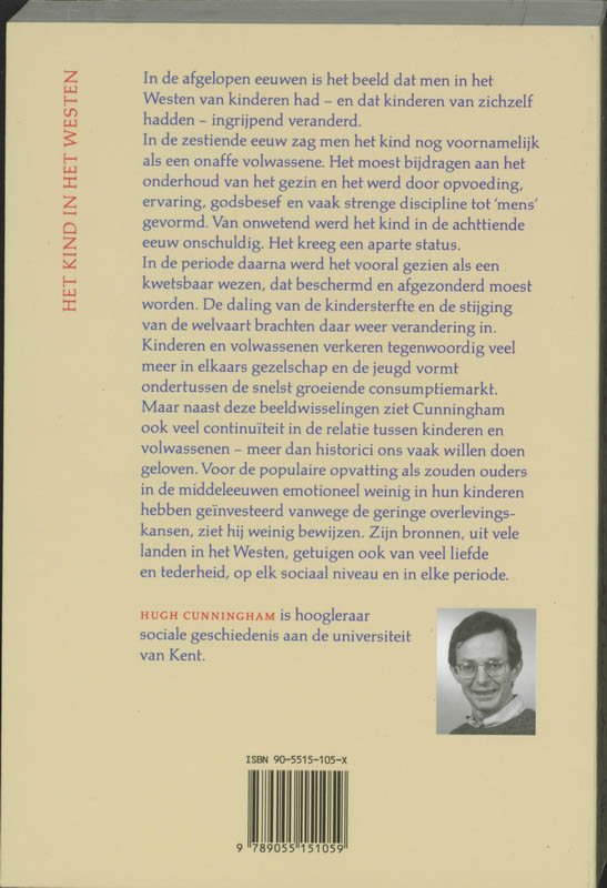 Achterkant van Het kind in het Westen