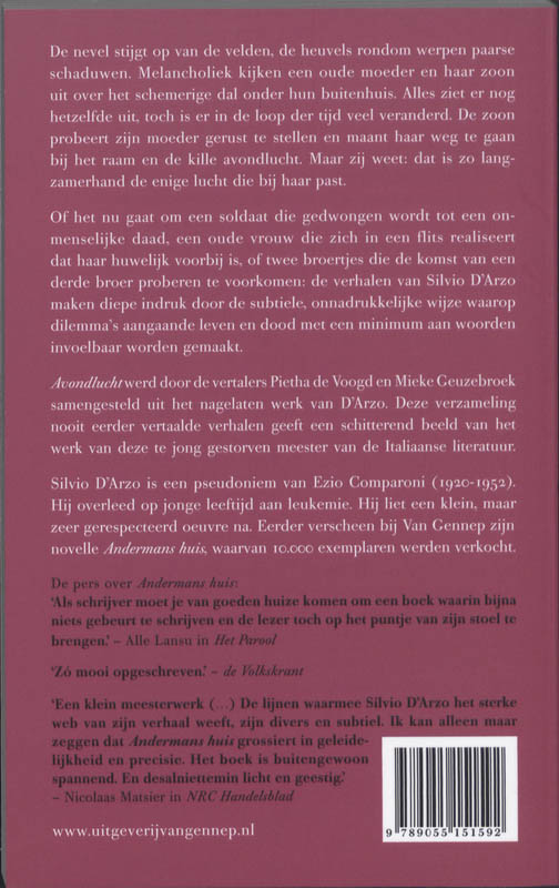 Achterkant van Avondlucht