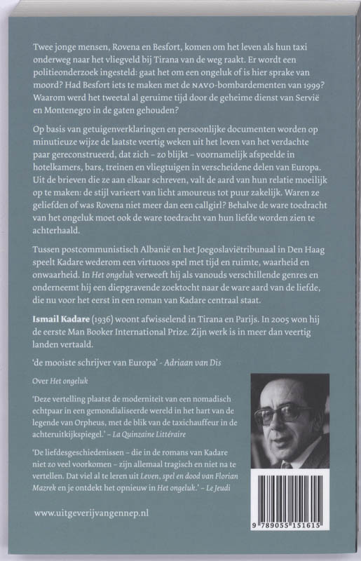 Achterkant van Het ongeluk