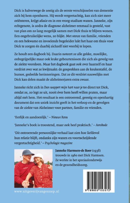 Achterkant van Dan wappert mijn hart naar je toe