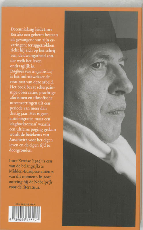 Achterkant van Dagboek van een galeislaaf