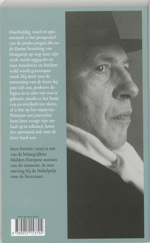 Achterkant van Onbepaald door het lot