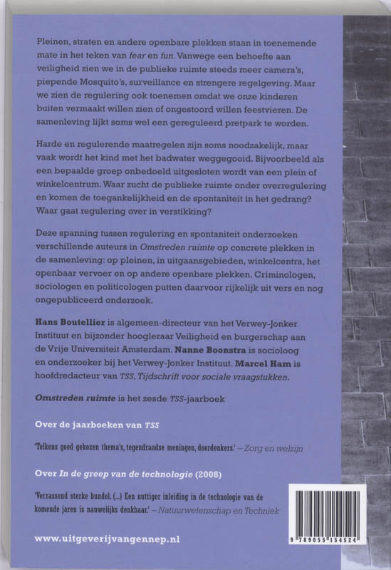 Achterkant van Omstreden ruimte