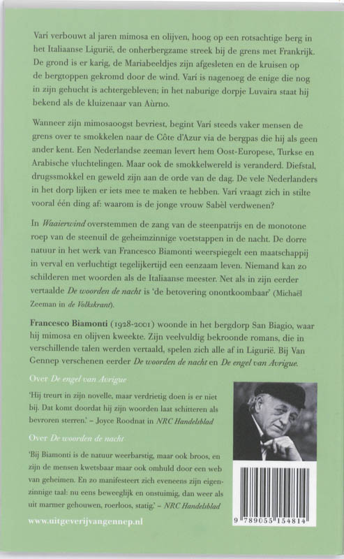 Achterkant van Waaierwind
