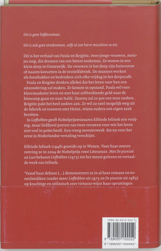 Achterkant van Liefhebben