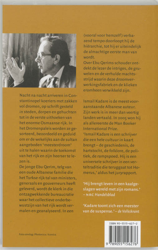 Achterkant van Het dromenpaleis