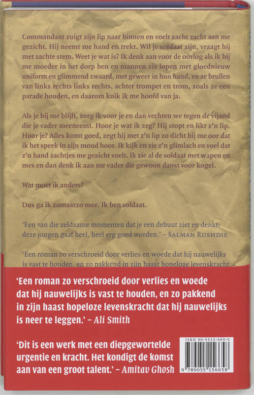 Achterkant van In de huid van het beest