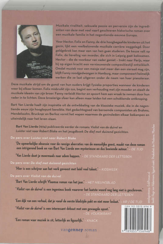 Achterkant van Sprong naar de hemel