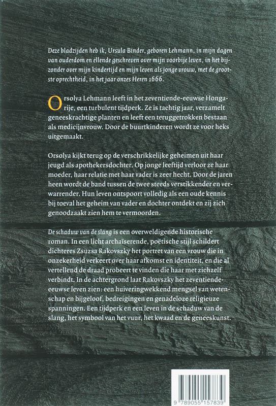 Achterkant van De schaduw van de slang