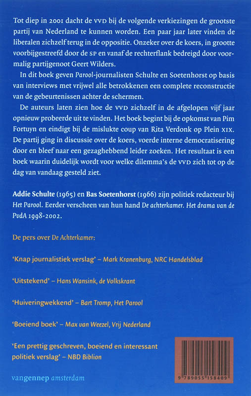 Achterkant van Daadkracht en duidelijkheid