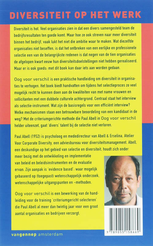 Achterkant van Oog voor verschil