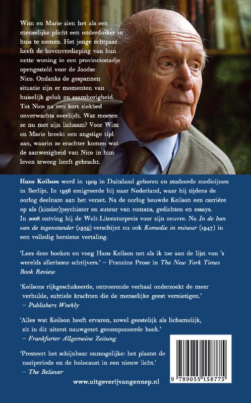 Achterkant van Komedie in mineur
