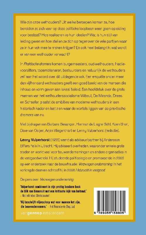 Achterkant van Praktische dromers