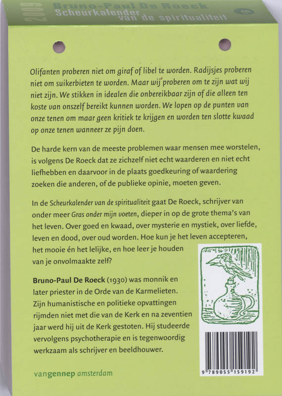 Achterkant van 2009