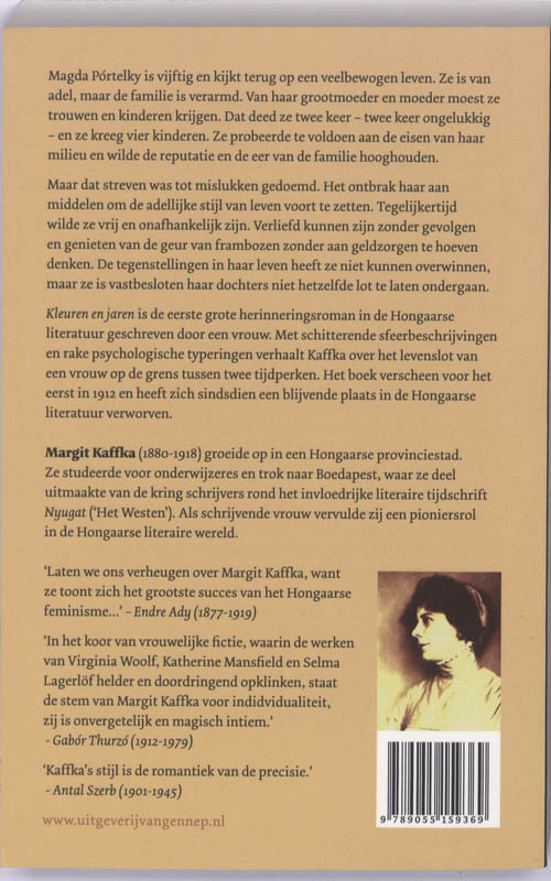 Achterkant van Kleuren en jaren