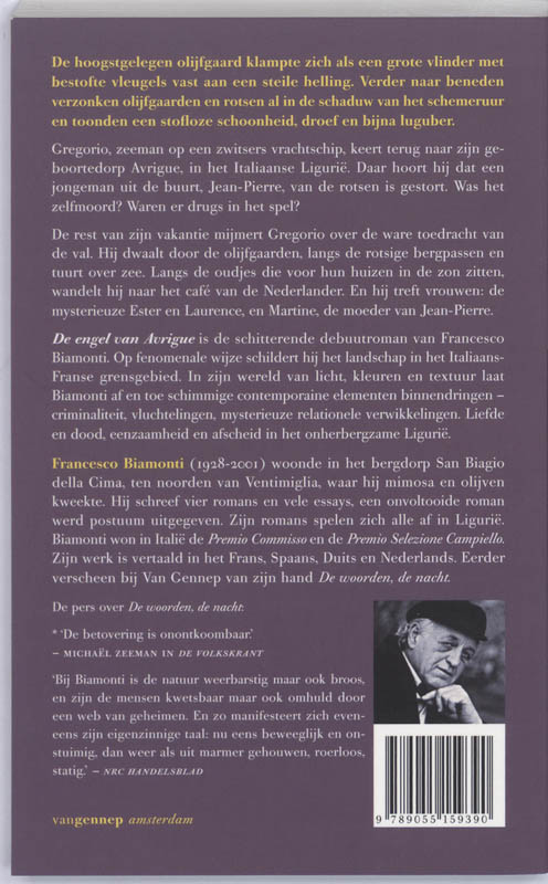 Achterkant van De engel van Avrique