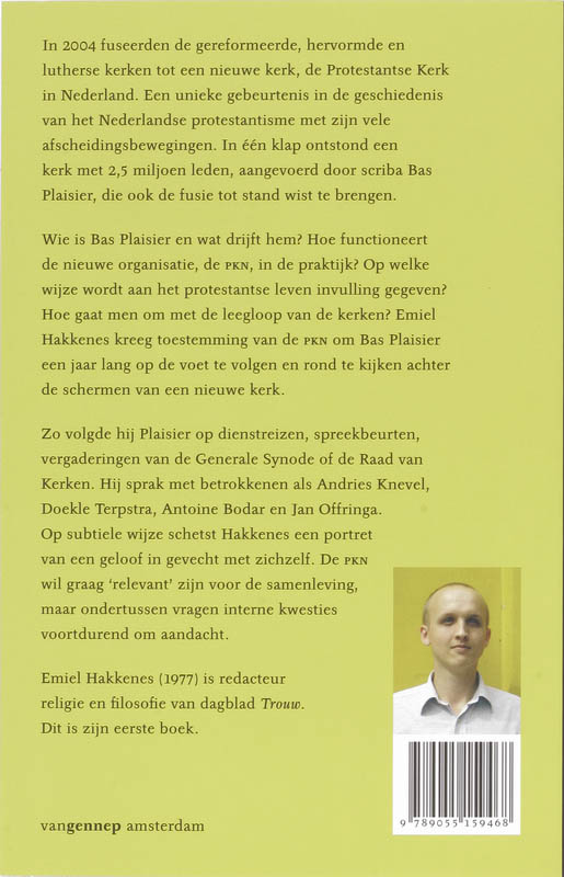 Achterkant van Achter de schermen van de PKN