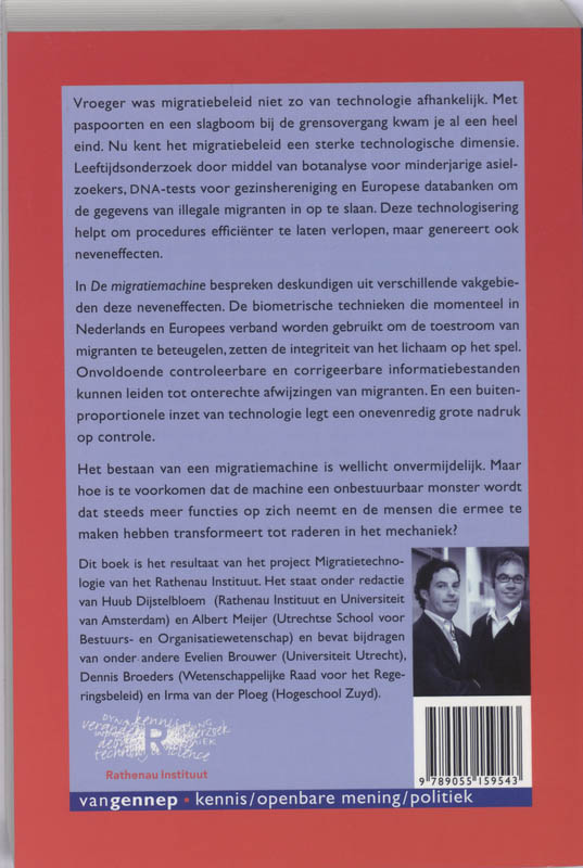 Achterkant van De migratiemachine