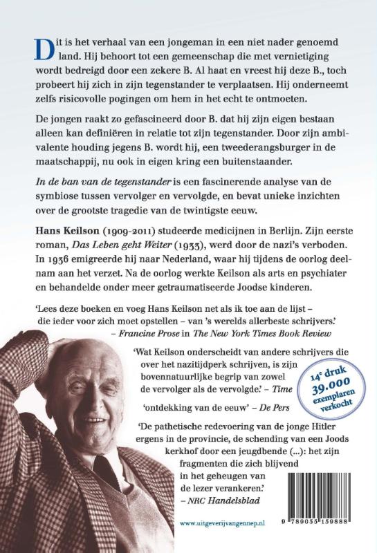 Achterkant van In de ban van de tegenstander