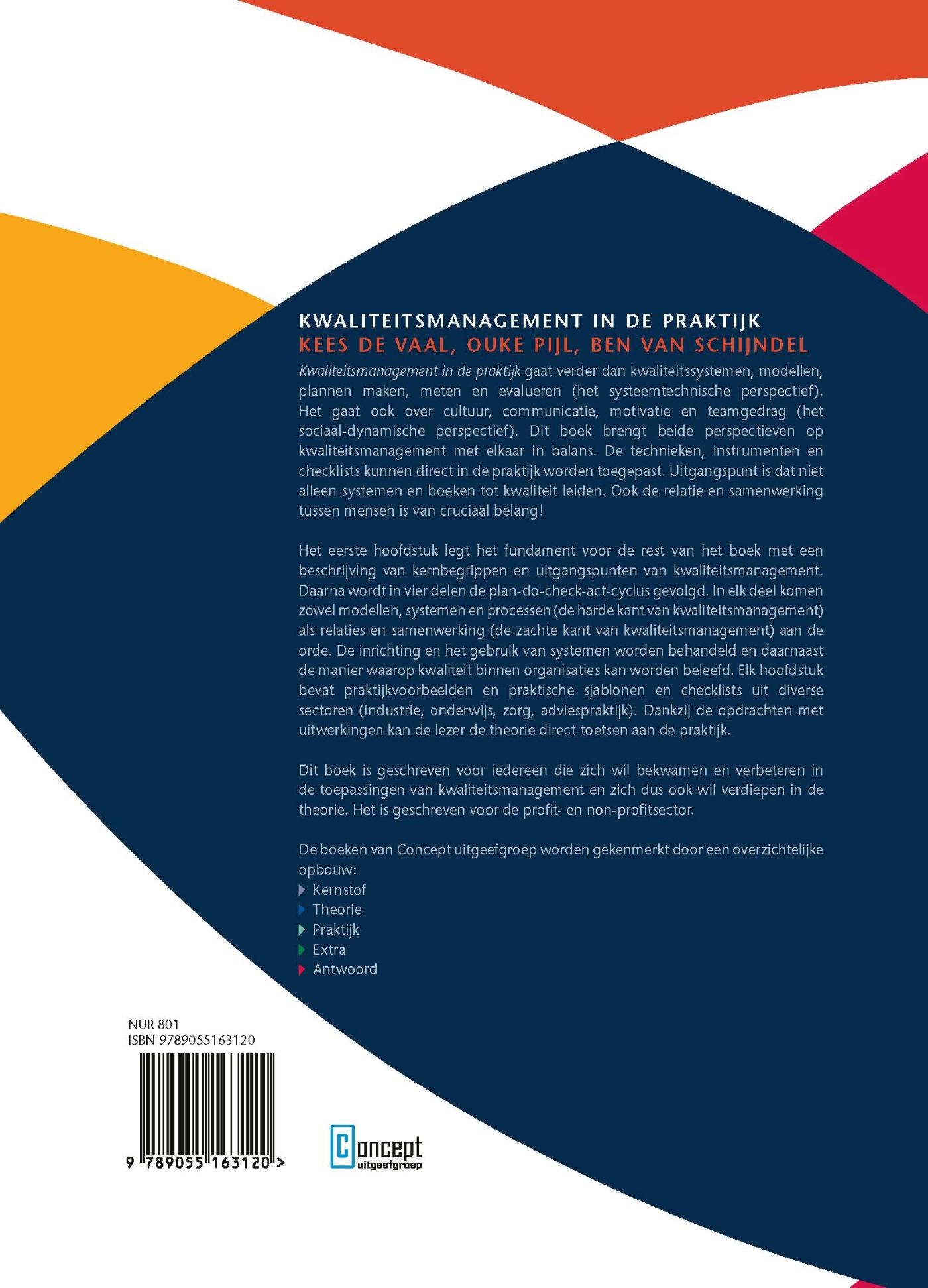 Achterkant van Kwaliteitsmanagement in de praktijk
