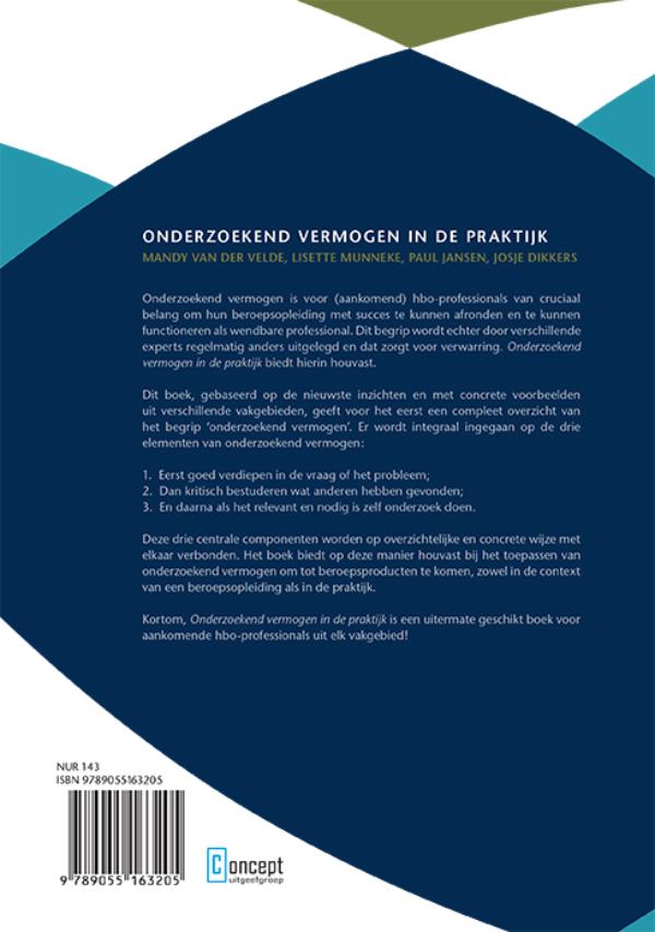 Achterkant van Onderzoekend vermogen in de praktijk